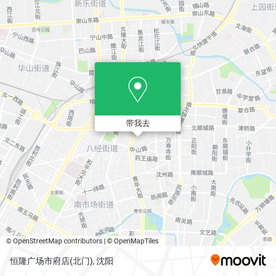恒隆广场市府店(北门)地图