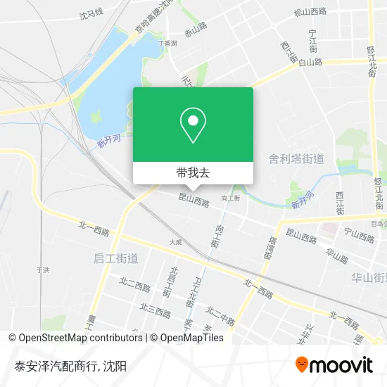 泰安泽汽配商行地图