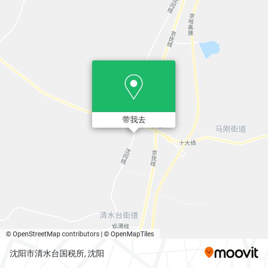 沈阳市清水台国税所地图