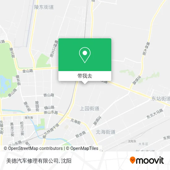 美德汽车修理有限公司地图