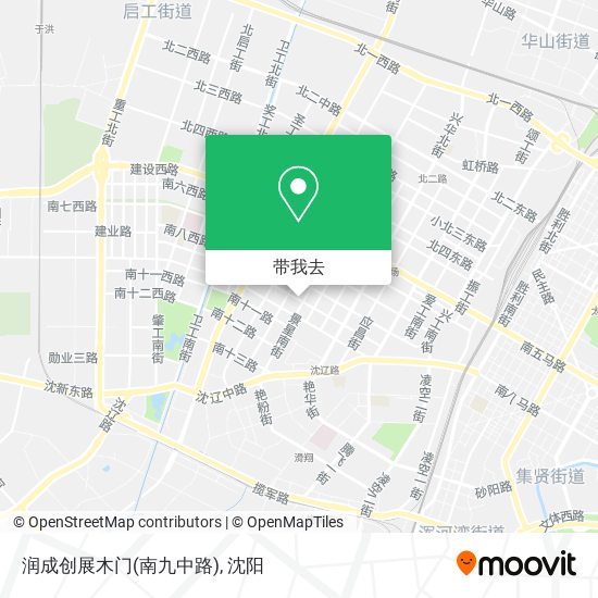 润成创展木门(南九中路)地图