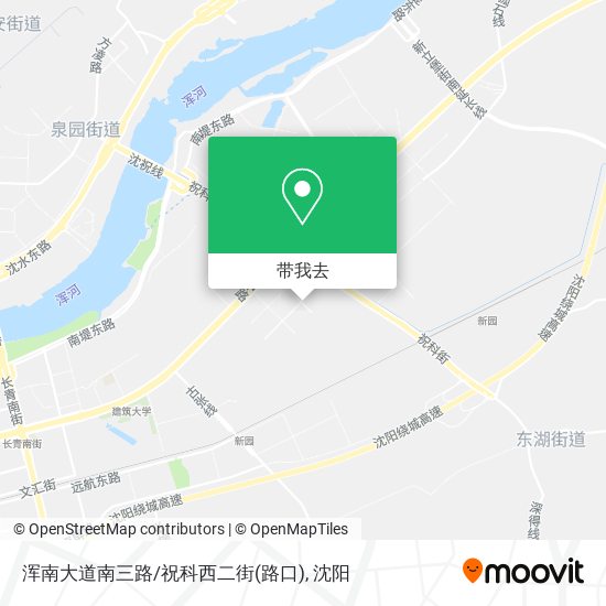 浑南大道南三路/祝科西二街(路口)地图