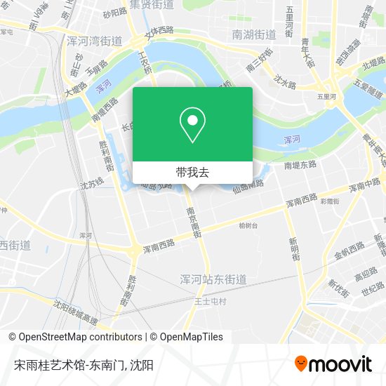 宋雨桂艺术馆-东南门地图