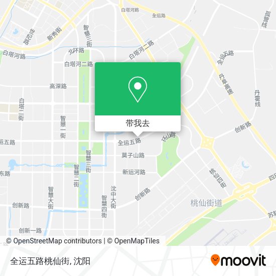 全运五路桃仙街地图