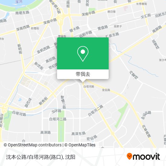 沈本公路/白塔河路(路口)地图