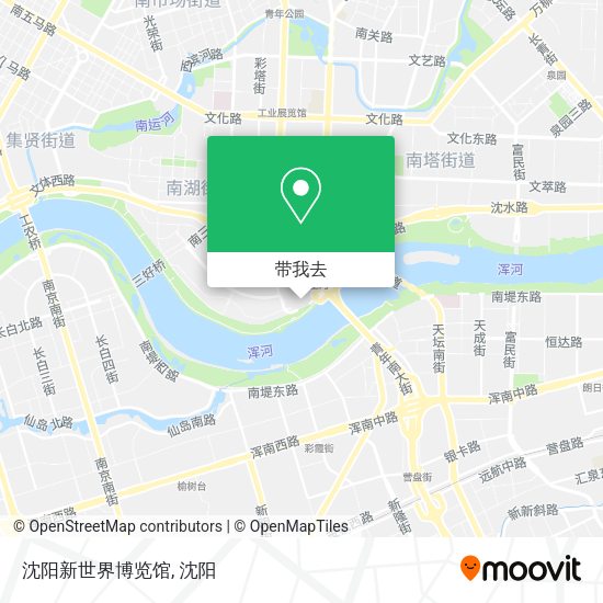 沈阳新世界博览馆地图