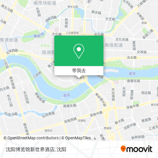 沈阳博览馆新世界酒店地图