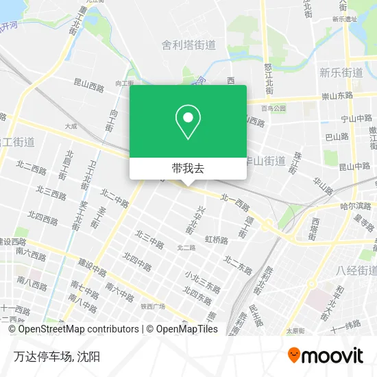 万达停车场地图