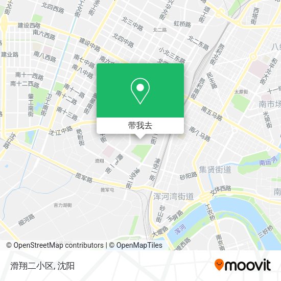 滑翔二小区地图