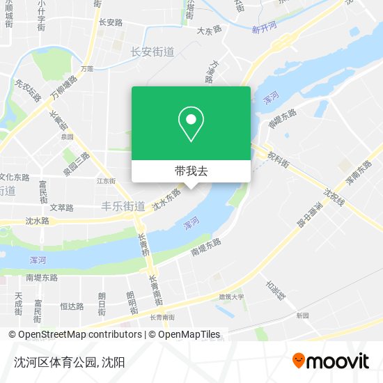 沈河区体育公园地图