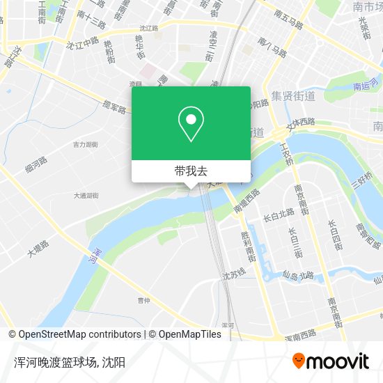 浑河晚渡篮球场地图