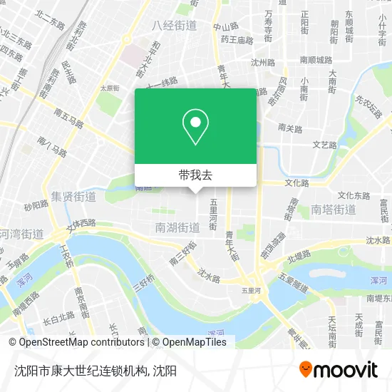 沈阳市康大世纪连锁机构地图