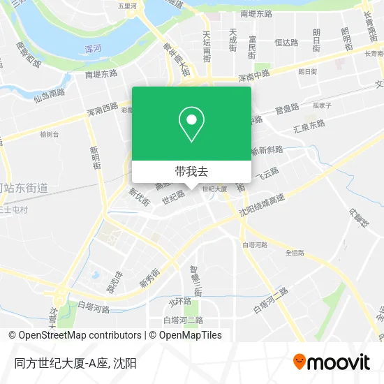 同方世纪大厦-A座地图