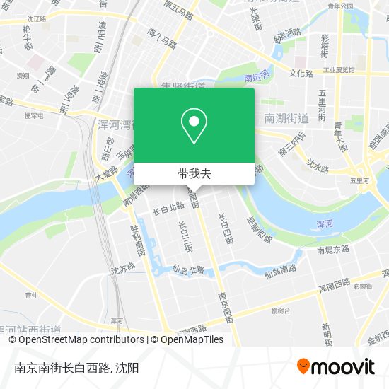 南京南街长白西路地图