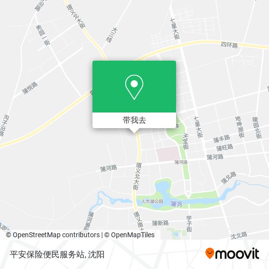 平安保险便民服务站地图