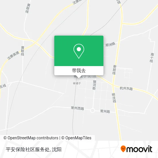 平安保险社区服务处地图