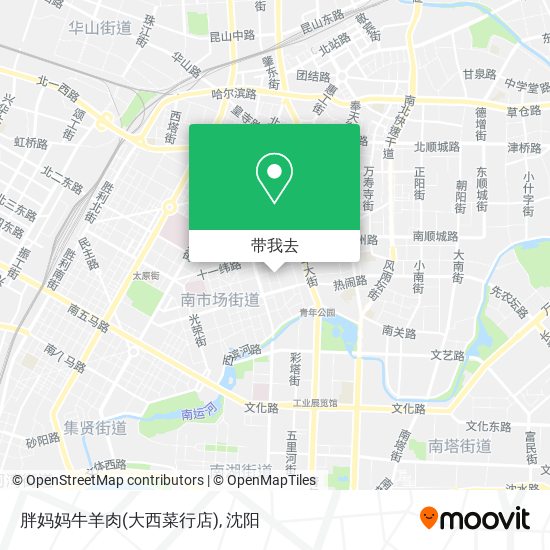 胖妈妈牛羊肉(大西菜行店)地图