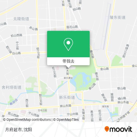 月府超市地图