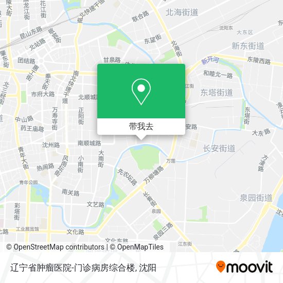 辽宁省肿瘤医院-门诊病房综合楼地图