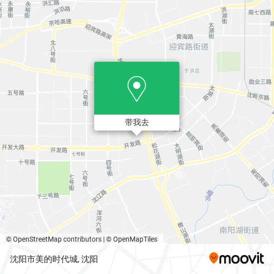 沈阳市美的时代城地图