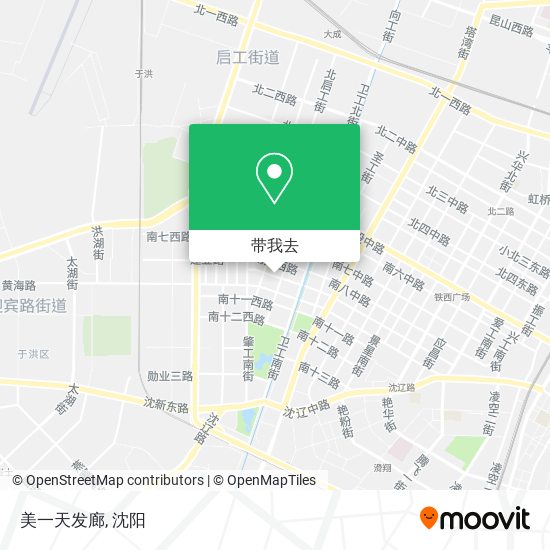 美一天发廊地图