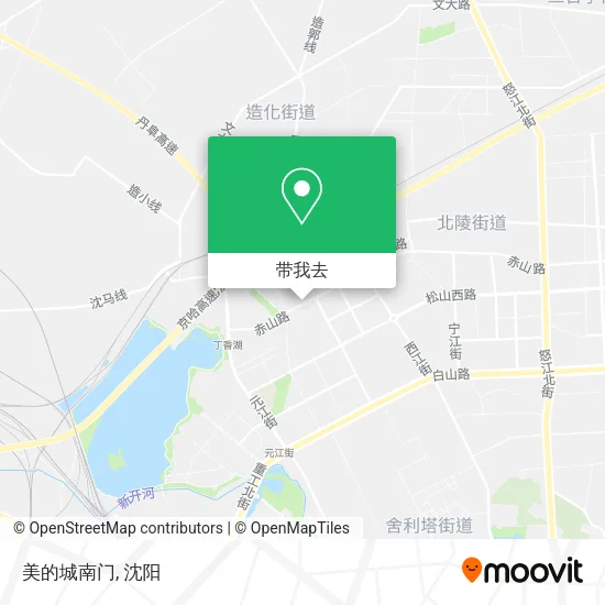 美的城南门地图