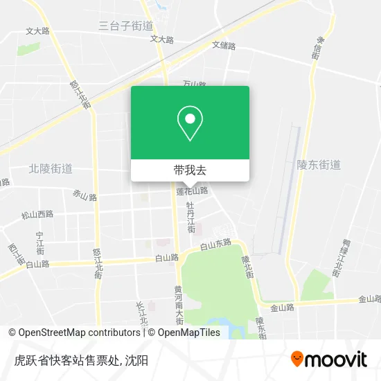 虎跃省快客站售票处地图