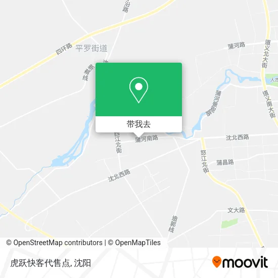 虎跃快客代售点地图