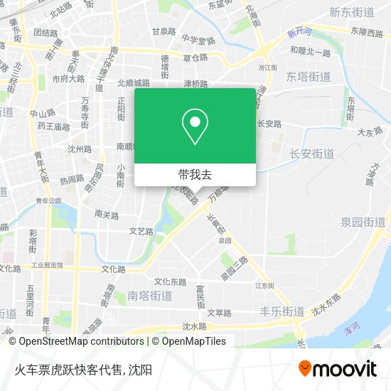 火车票虎跃快客代售地图