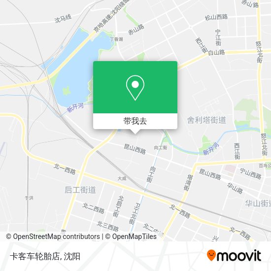 卡客车轮胎店地图