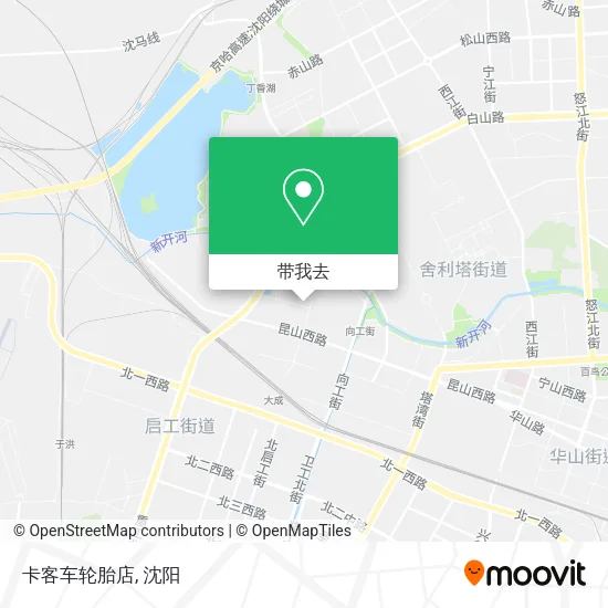 卡客车轮胎店地图