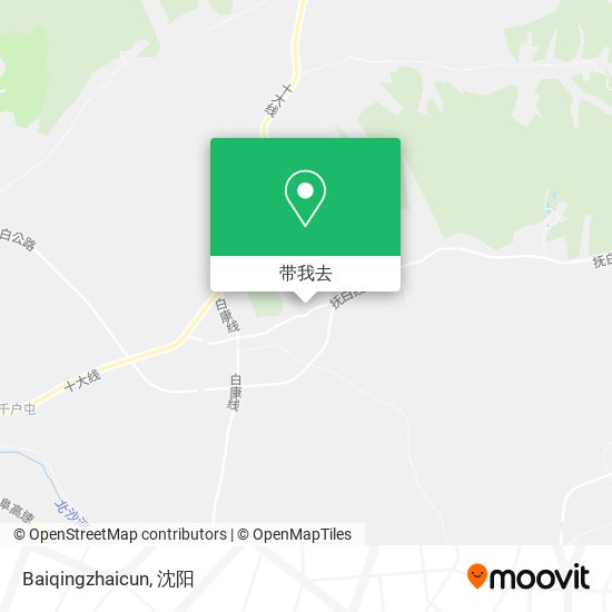 Baiqingzhaicun地图