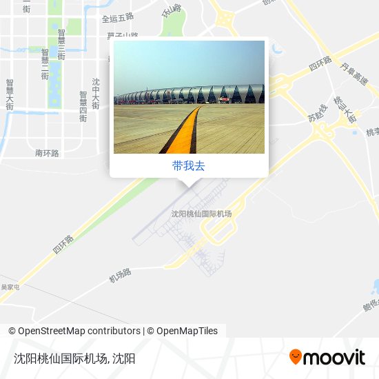 沈阳桃仙国际机场地图