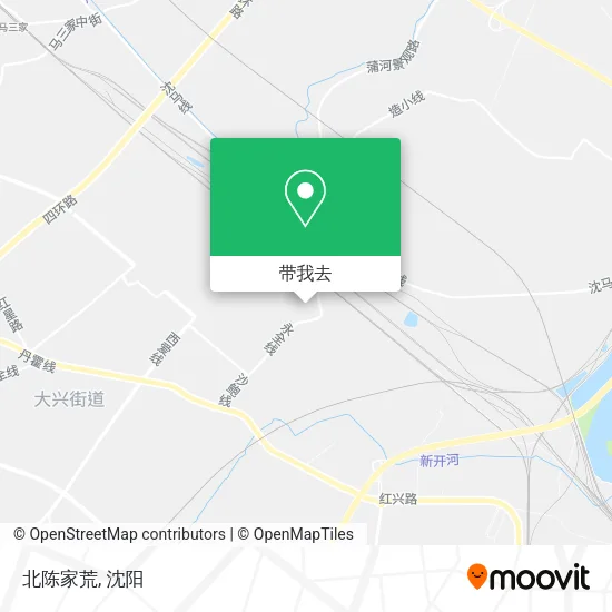 北陈家荒地图