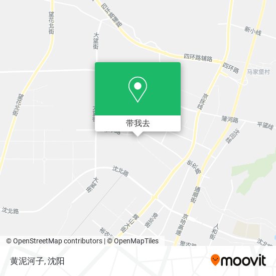 黄泥河子地图