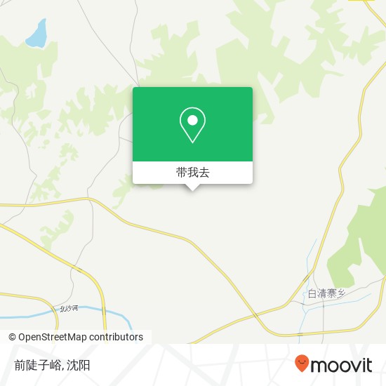 前陡子峪地图