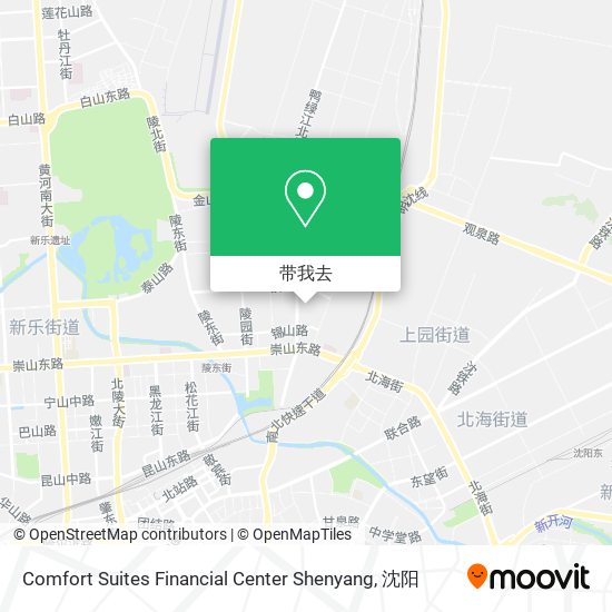 Comfort Suites Financial Center Shenyang地图