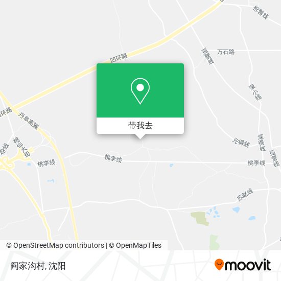 阎家沟村地图