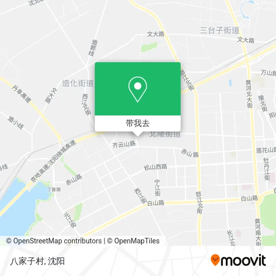 八家子村地图