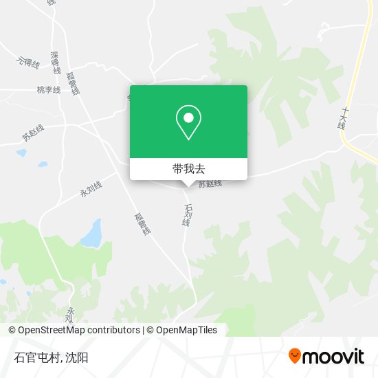 石官屯村地图