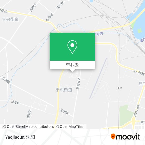 Yaojiacun地图