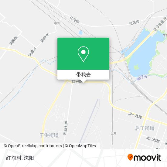 红旗村地图