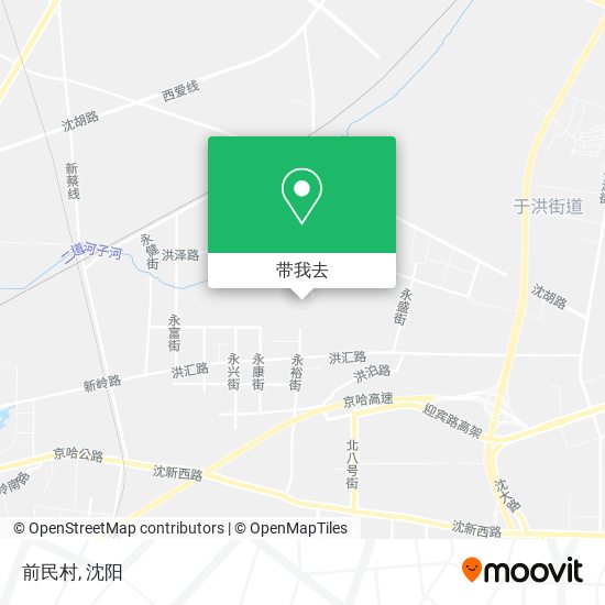 前民村地图