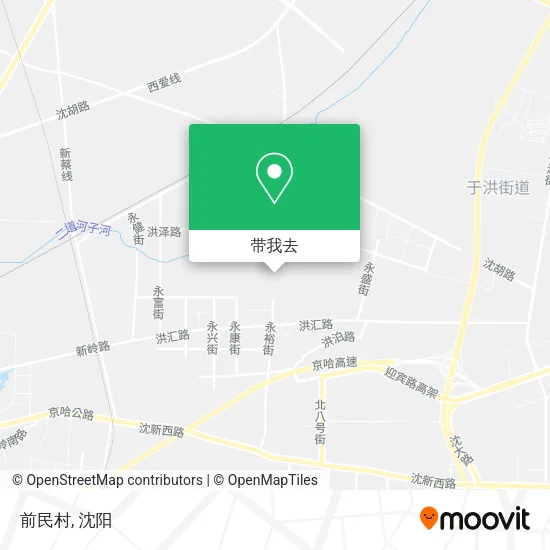 前民村地图