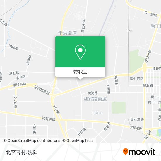 北李官村地图