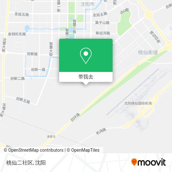 桃仙二社区地图