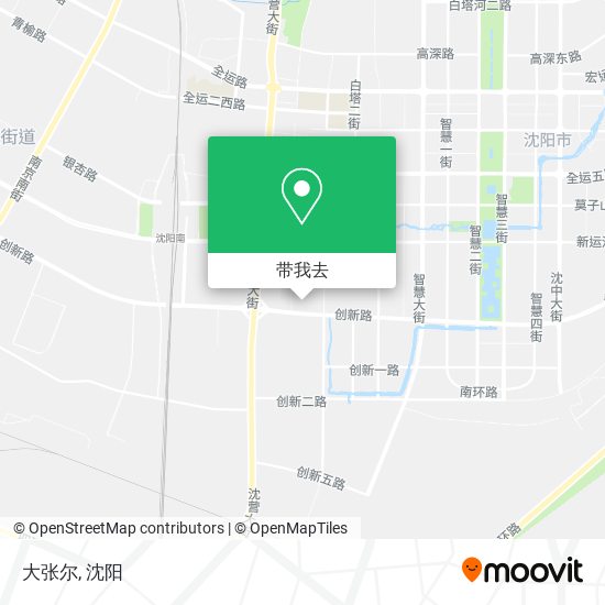 大张尔地图