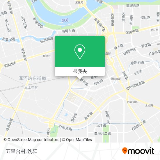 五里台村地图