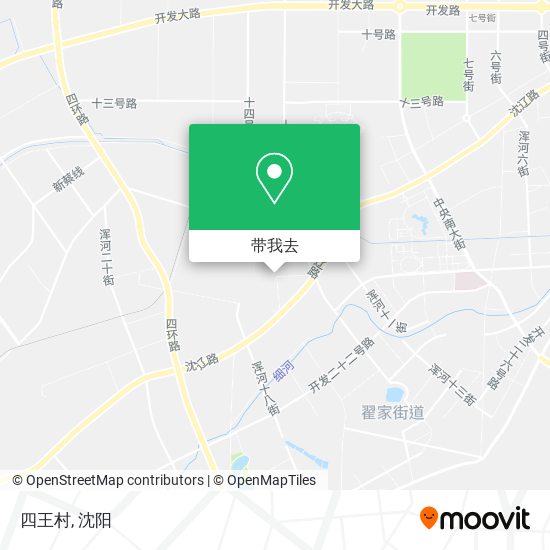 四王村地图