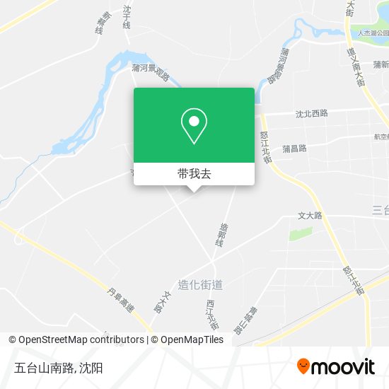 五台山南路地图